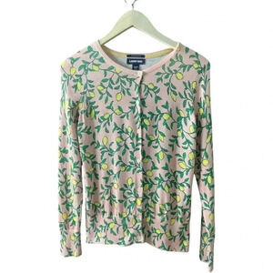 Lands' End Womens Lemmon Sweater Cardigan Supima Cotton Size XS